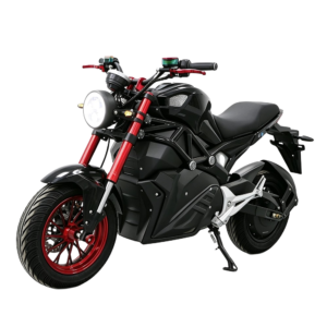 Electric motorcycle for touring